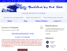 Tablet Screenshot of buddhabythesea.com